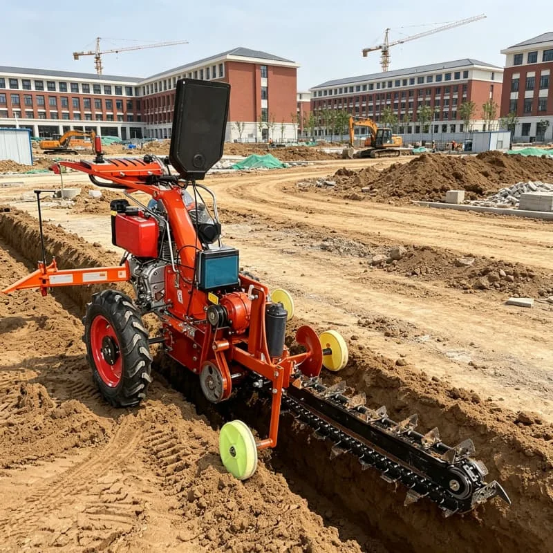 Cheap Mini Trench Digging Machine Crawler Micro Trencher Customized Depth Width for Narrow Urban Utility Corridor Work Hot Sale