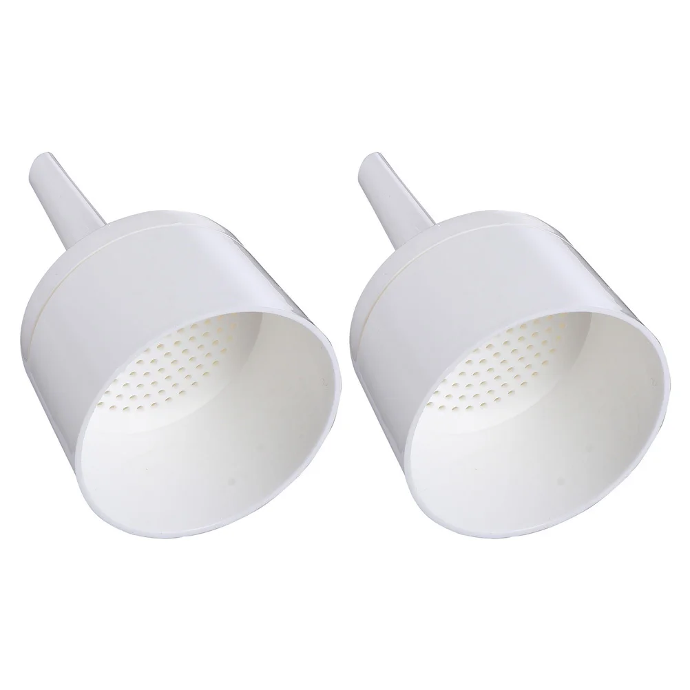 

2pcs Plastic Filter Funnels High Temperature Acid Alkali Resistant For Laboratory Experiment Buchner Funnel Labs