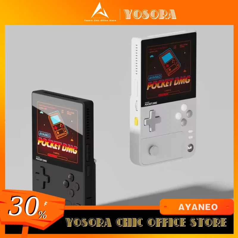 AYANEO Pocket DMG Game Console 1240*1080 Resolution Screen 3.92Inch OLED 6000mAh Gyroscope Handheld Game Consoles Customize Gift