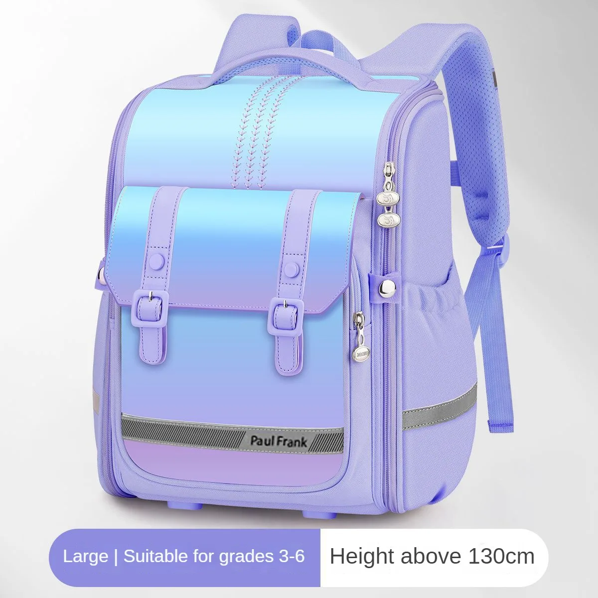 Internet Celebrity Gradient Schoolbag Spine Protector and Load-reducing Children\'s Large-capacity Shoulders