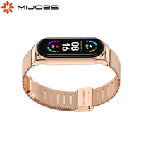 Strap for Mi Band 9 8 7 6 5 4 3 Bracelet Metal Milanese Miband 8 Wristbands for Xiao mi Smart Band Replacement Accessories