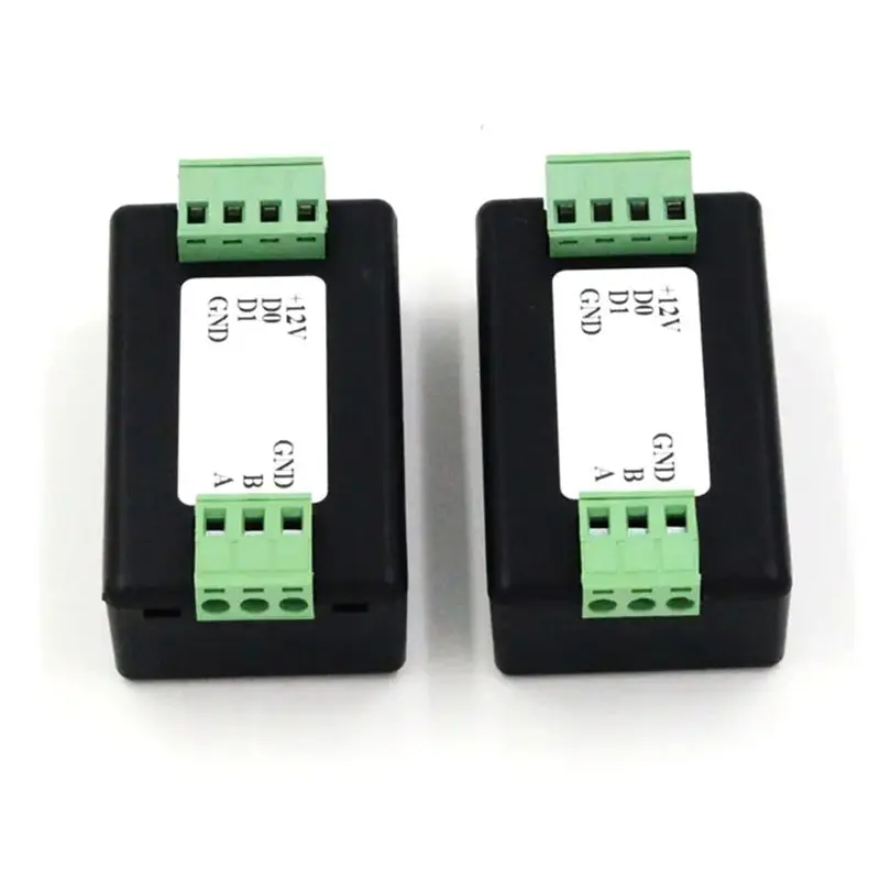 A25P Wiegand Extender / Wiegand Signal Format To RS485 Converter Auto Recognizes All WG Formats Extend Up To 500M