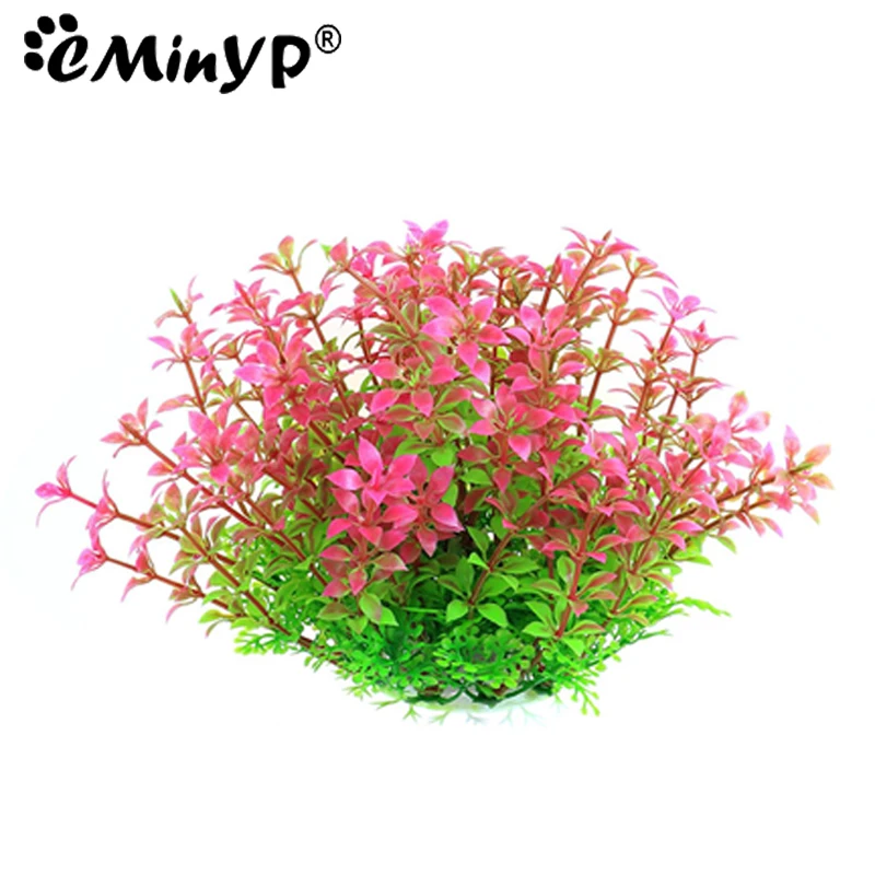 21 Style Artificial Water Plants Underwater Fish Tank Decor Water Weeds Ornament Aquarium Plastic Fish Tank Grass Plant