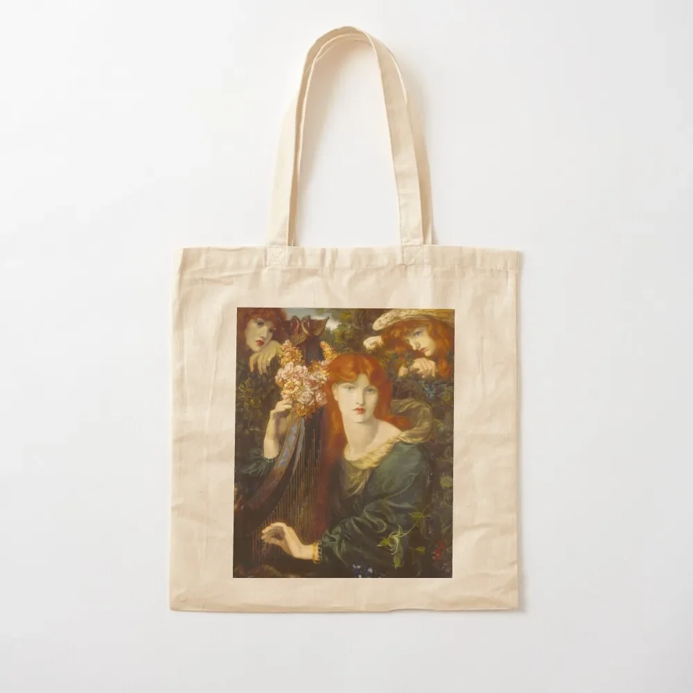 

Dante Gabriel Rossetti - La Ghirlandata (1873) Tote Bag female bag shopping bag logo Women's Women's shopper