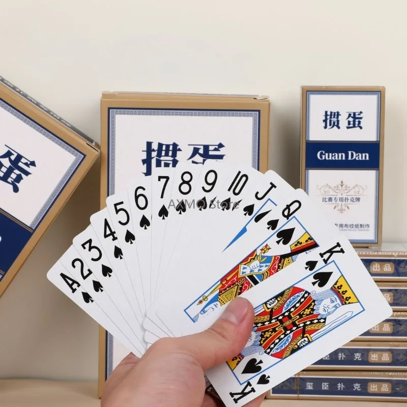 

55 Cards Poker Deck Black Core Paper 59mm*100mm Thickened Playing Cards Portable Home Entertainment Board Game Accessories