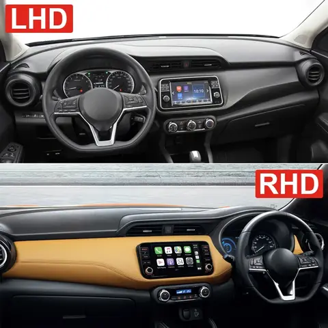 Car Dashboard Cover Sun Shade Mat Avoid Light Pad Anti-UV Case For Nissan Kicks P15 2016 2017 2018 2019 2020 2021 2022 2023 2024 8 best sales nissan kicks 2022 - №7