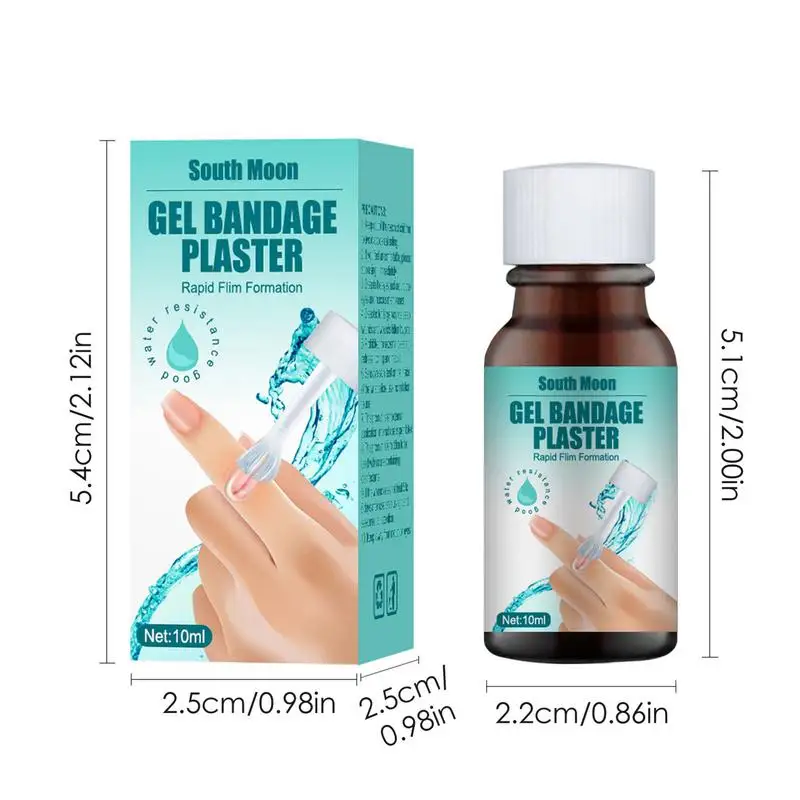 Vloeibare Bandaid Waterdichte Sneldrogende Beschermende Huid Barrière Beschermende Huid Barrière Wondbescherming Dressings 10Ml Ademend