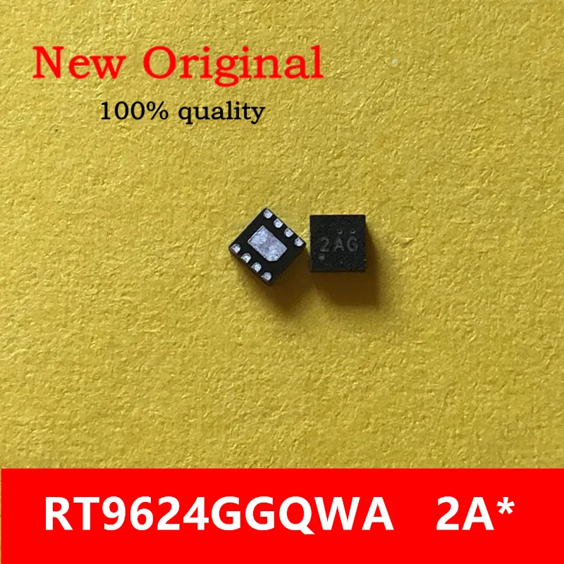 (5-100pieces)100%New RT9624CGQWA  1CG  1C*  RT9624DGQWA   Marking:1BC 1B* RT9624GGQWA  2AG   2A* Other  DFN-8   Free shipping