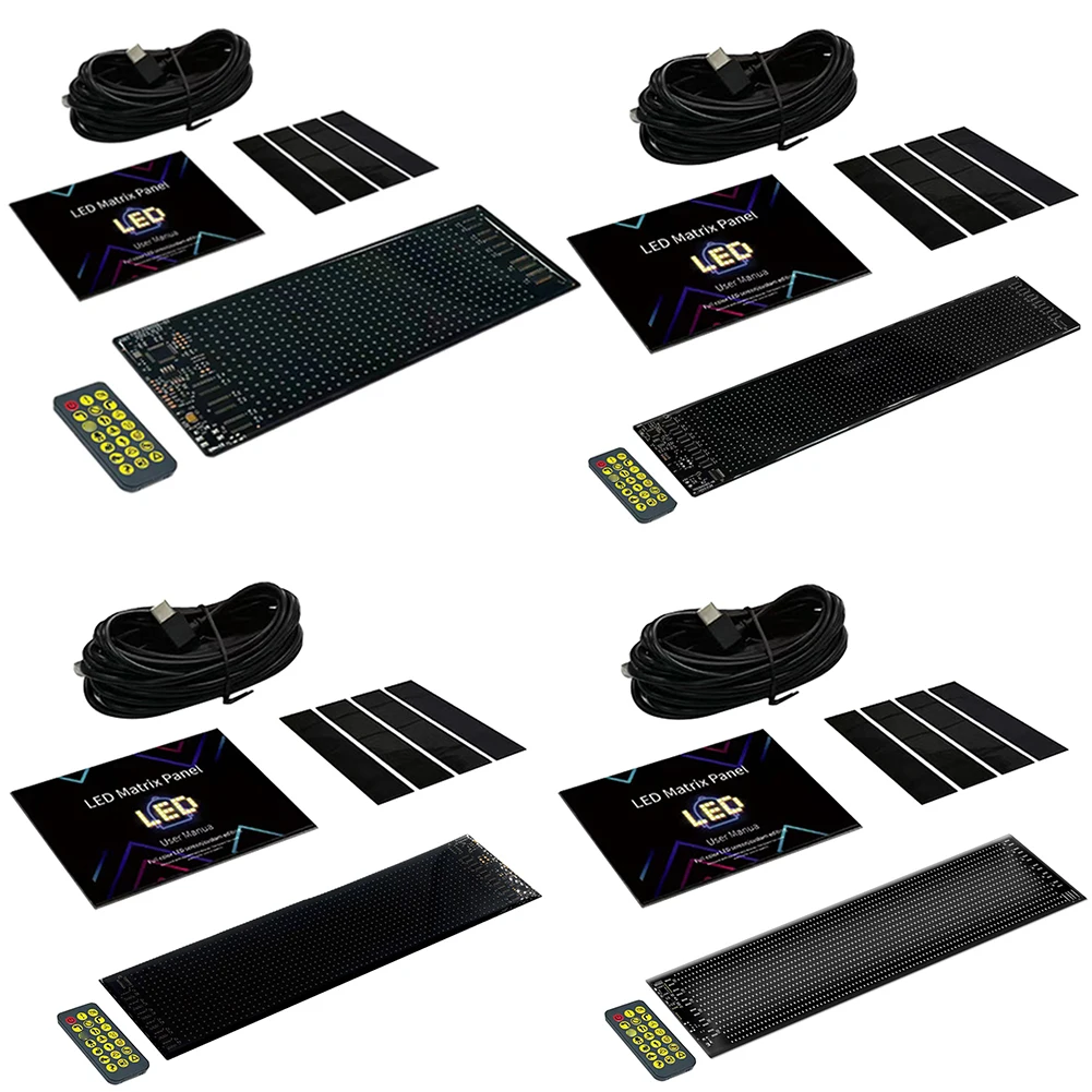 

APP Control LED Display Screen Super Bright Soft Flexible Digital Display Panels IP65 Waterproof Scrolling Advertising LED Signs