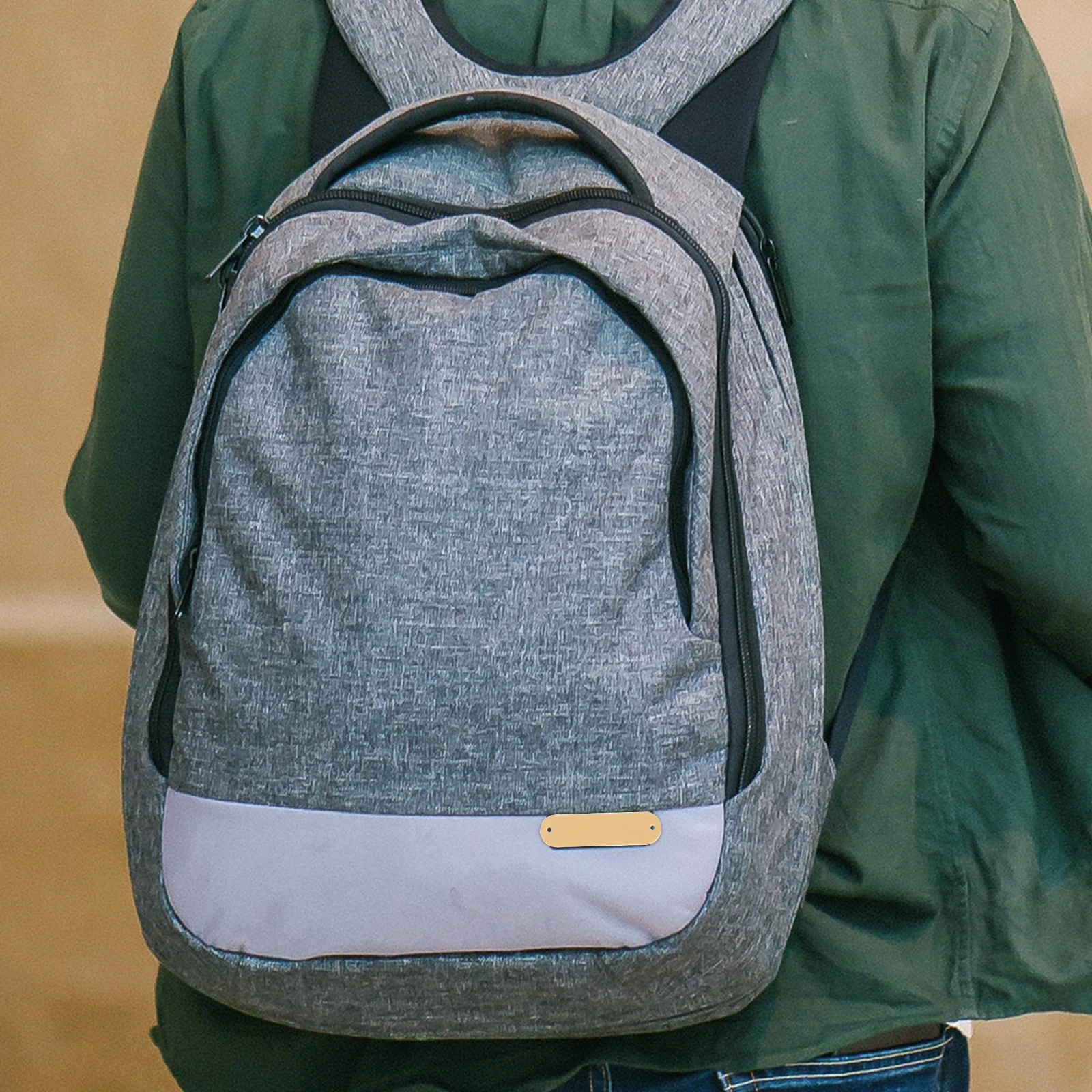 

100pcs Diy Handmade Tags Clothing Embossed Labels Blank Pu Stickers For Customizing Clothes Accessories