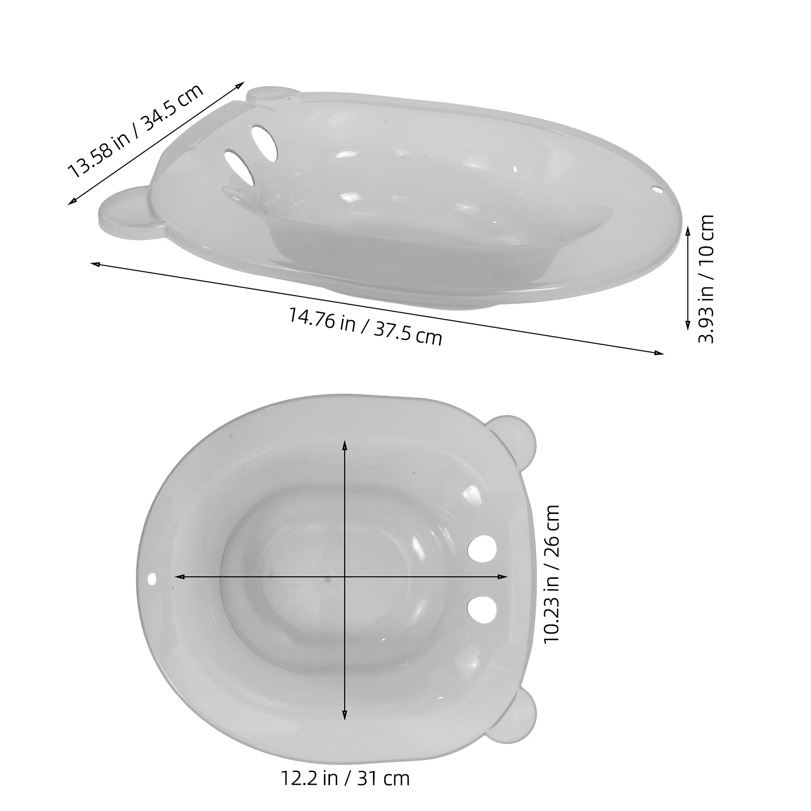 

Утолщенный большой космический послеродовой туалет Сидя Ванна Уход за спаморой Уход за домом Гостевая ванная комната Essentials Пластик Сида