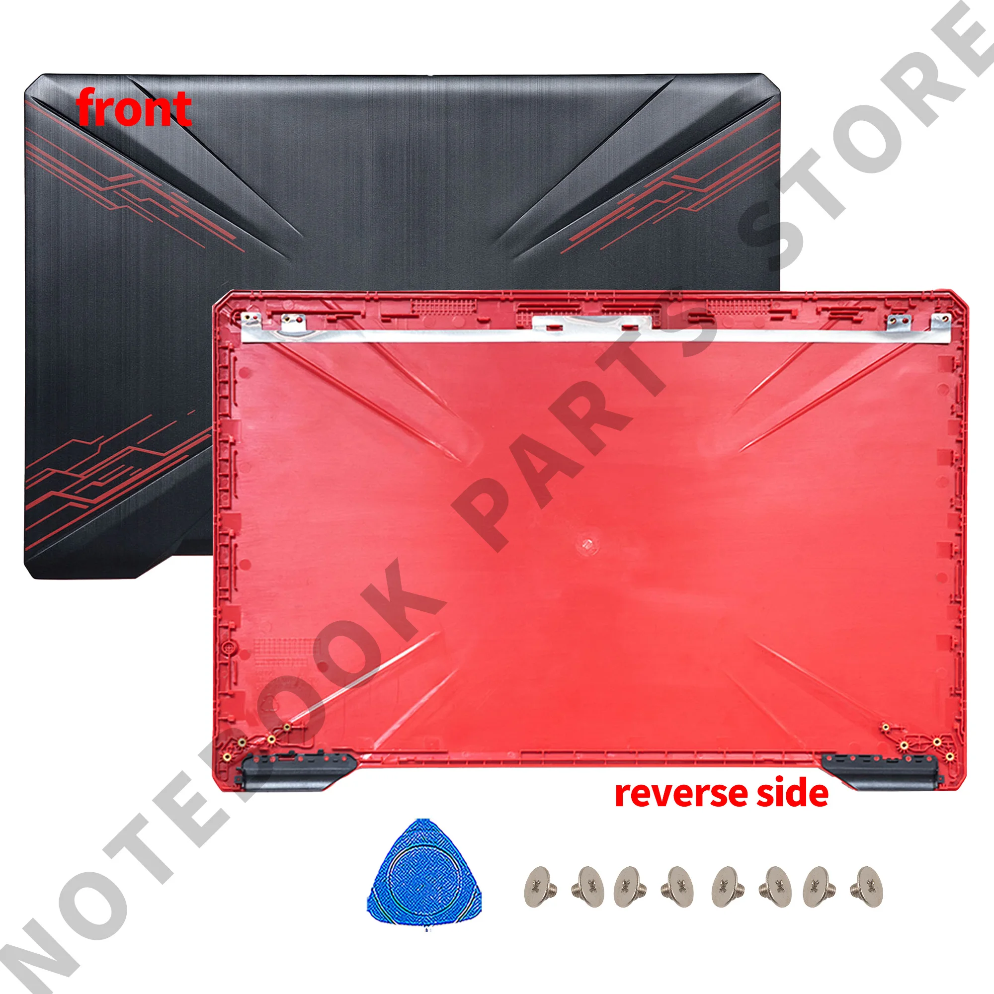 Housing Case For FX504 FX504G FX504GD FX504GE FX80 FX80G FX80GD New LCD Back Cover Front Bezel Hinges Replacement Plastic