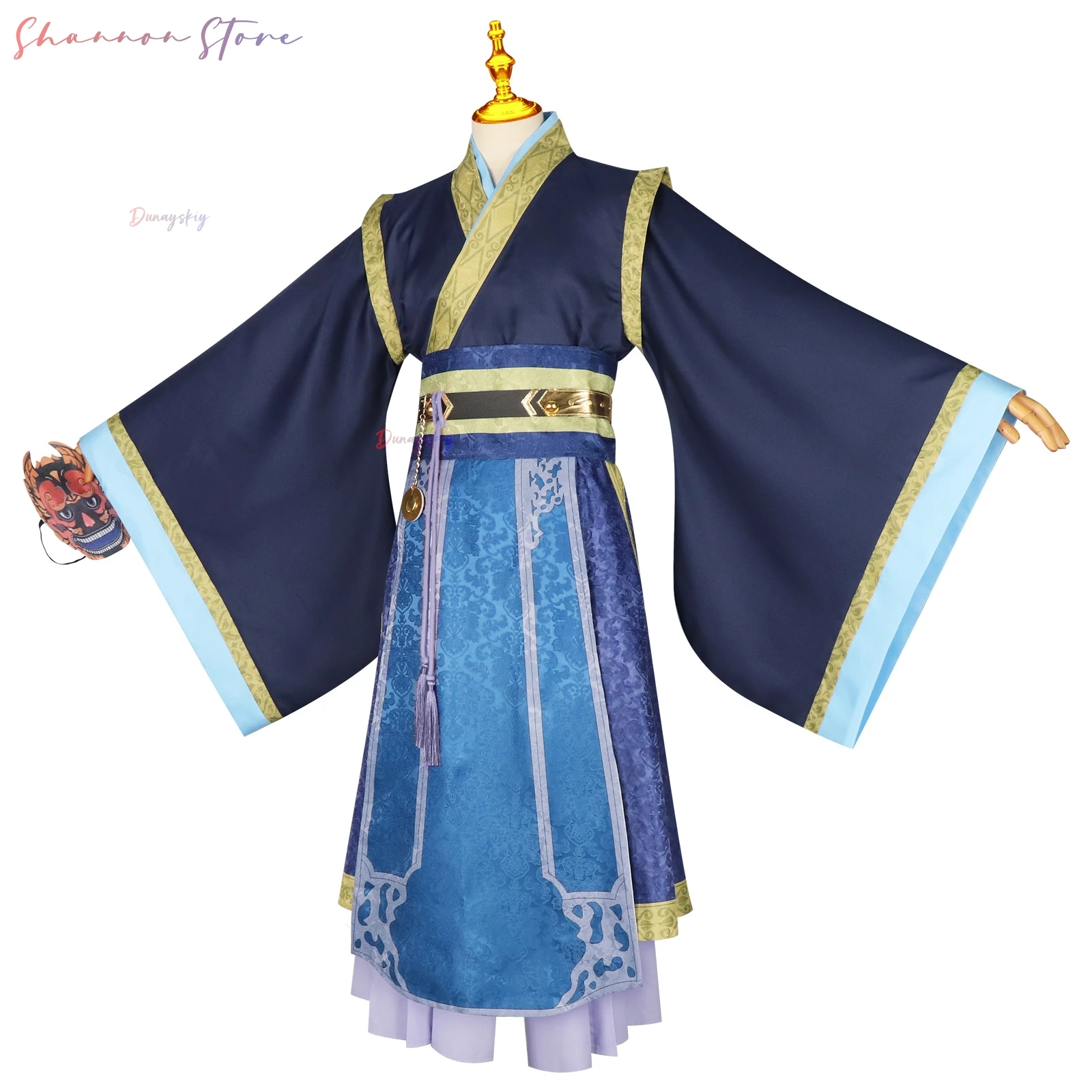 أنيمي يوميات الصيدلي تأثيري جينشي تأثيري Xidu مأدبة زي هالوين حفلة عيد الميلاد الصينية Hanfu هالروويين كوستيب #3