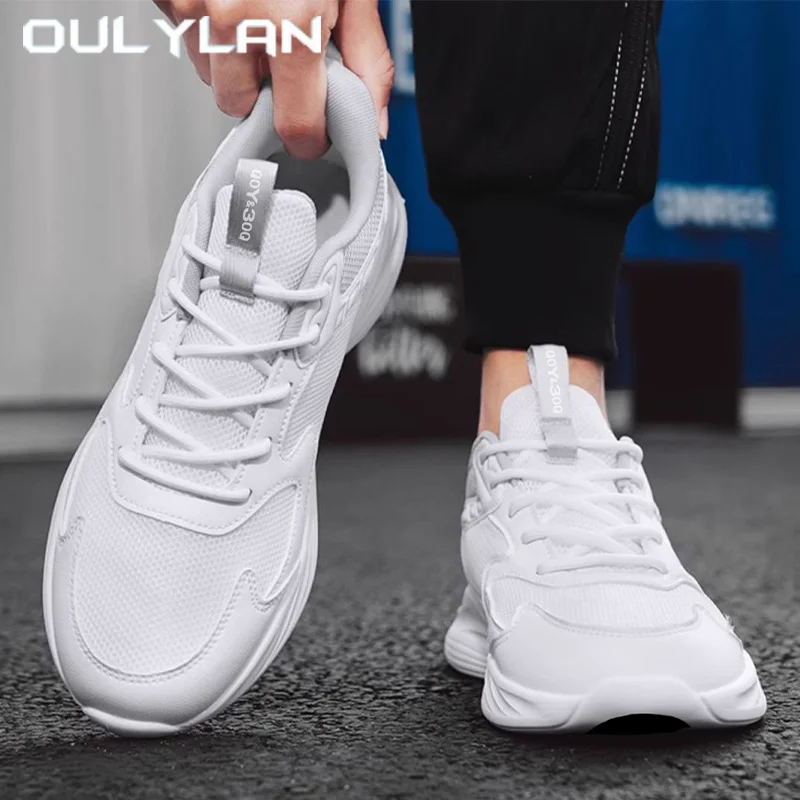 

Oulylan Comfortable Anti-slip Breathable Mesh Sneaker Men Casual Lightweight Sports Shoes Summer Trendy Outdoor Running Footwear