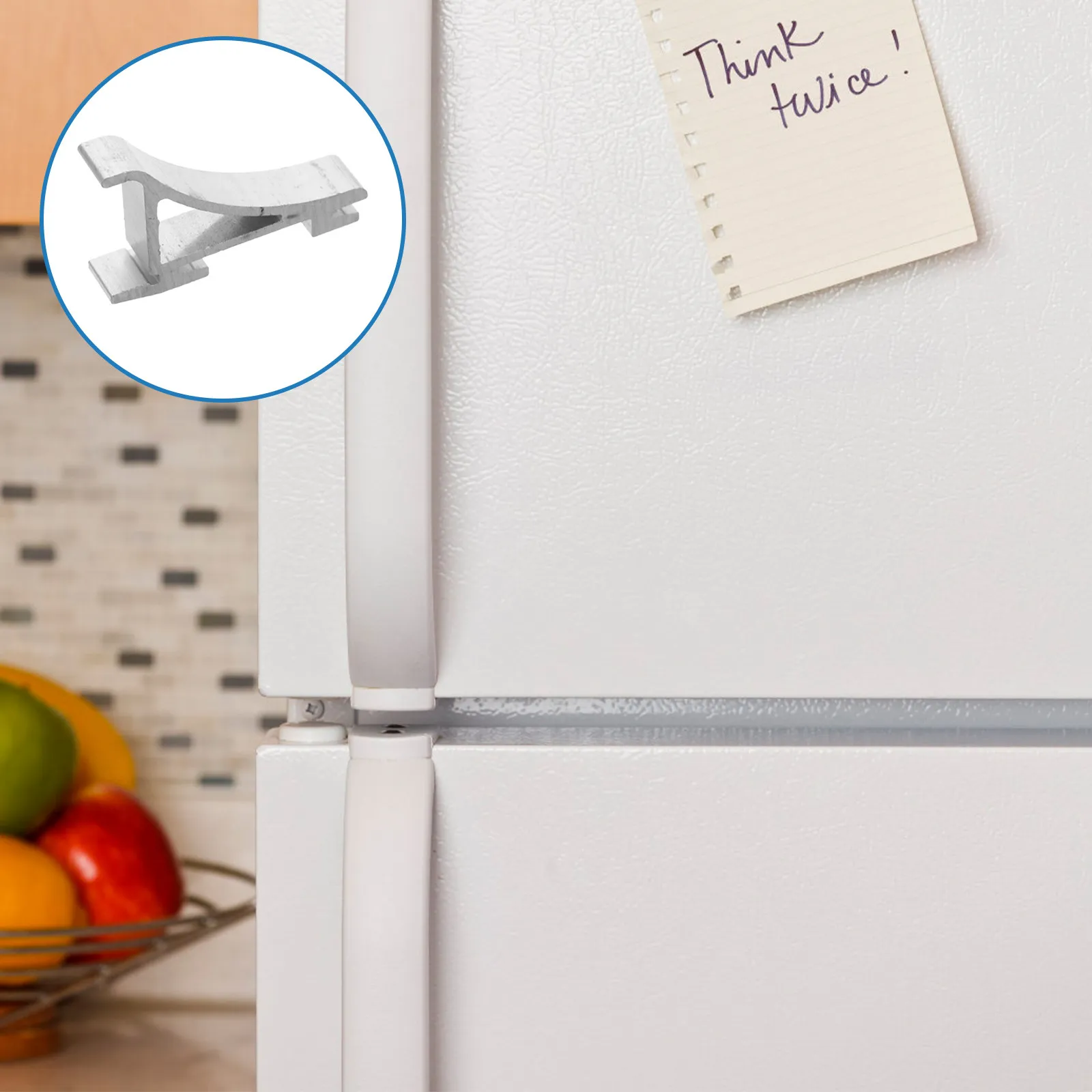 10Pcs Heavy-Duty Thickened Aluminum Refrigerator Shelf Clip Freezer Shelf Clip Metal Fridge Bracket for Home Commercial Display
