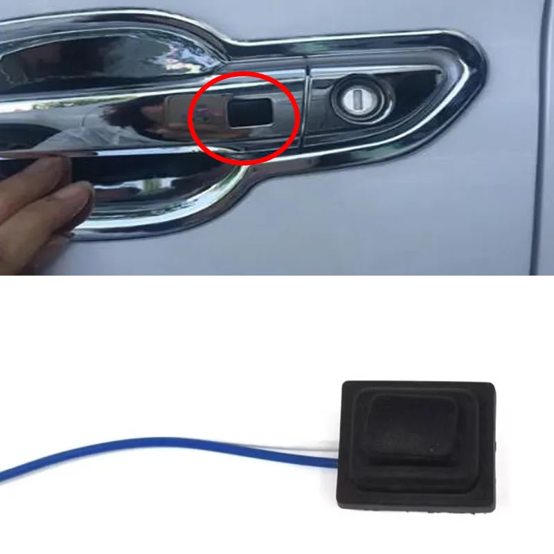 Front Door Chrome Exterior Door Handle Small Button Switch For Hyundai Tucson 2016-2018 82651d3710 82661d3710