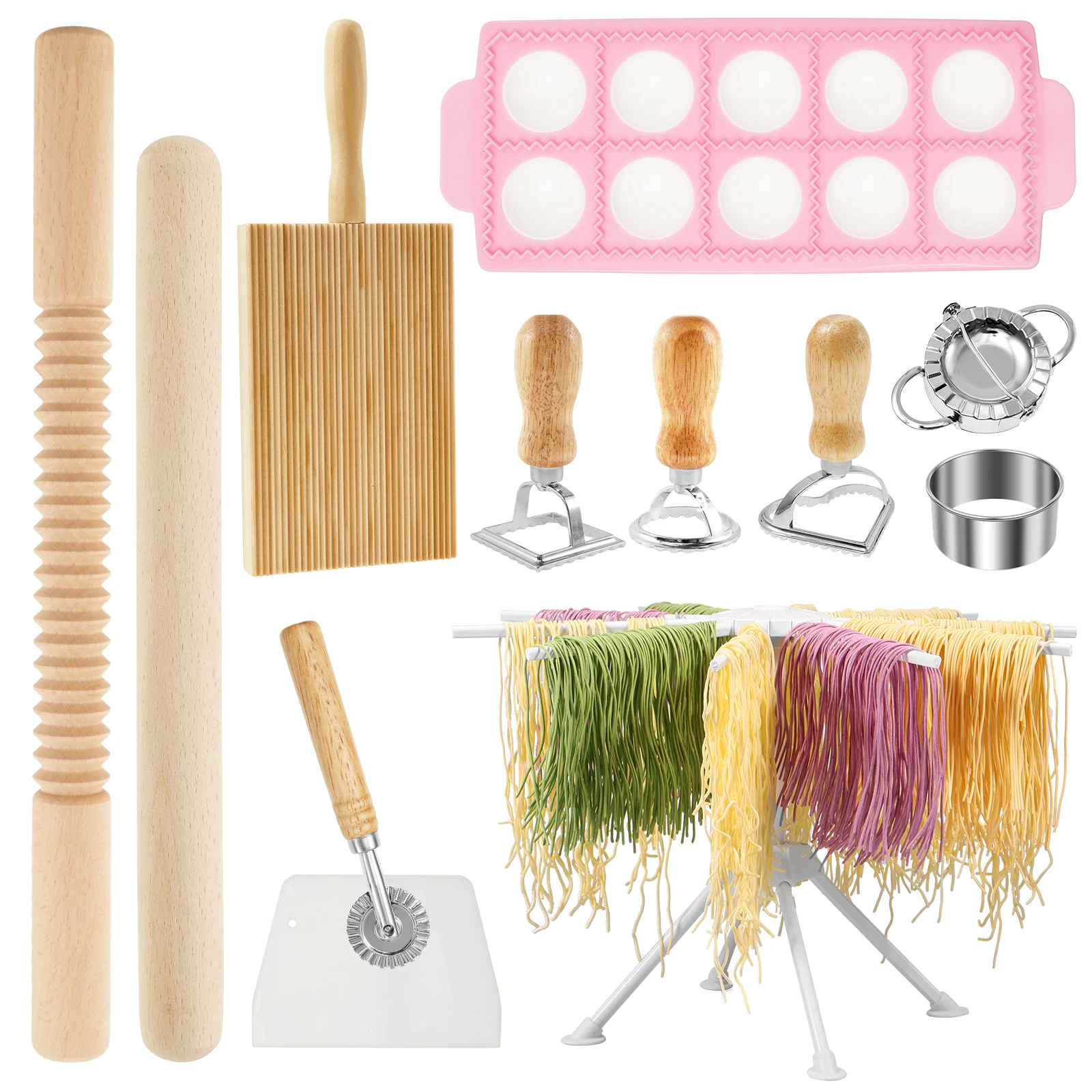

12 шт. набор инструментов для изготовления макаронных изделий, многофункциональный набор инструментов для приготовления пищи, лапши, клецок, кондитерских изделий, печенья, инструменты для изготовления кухонных принадлежностей