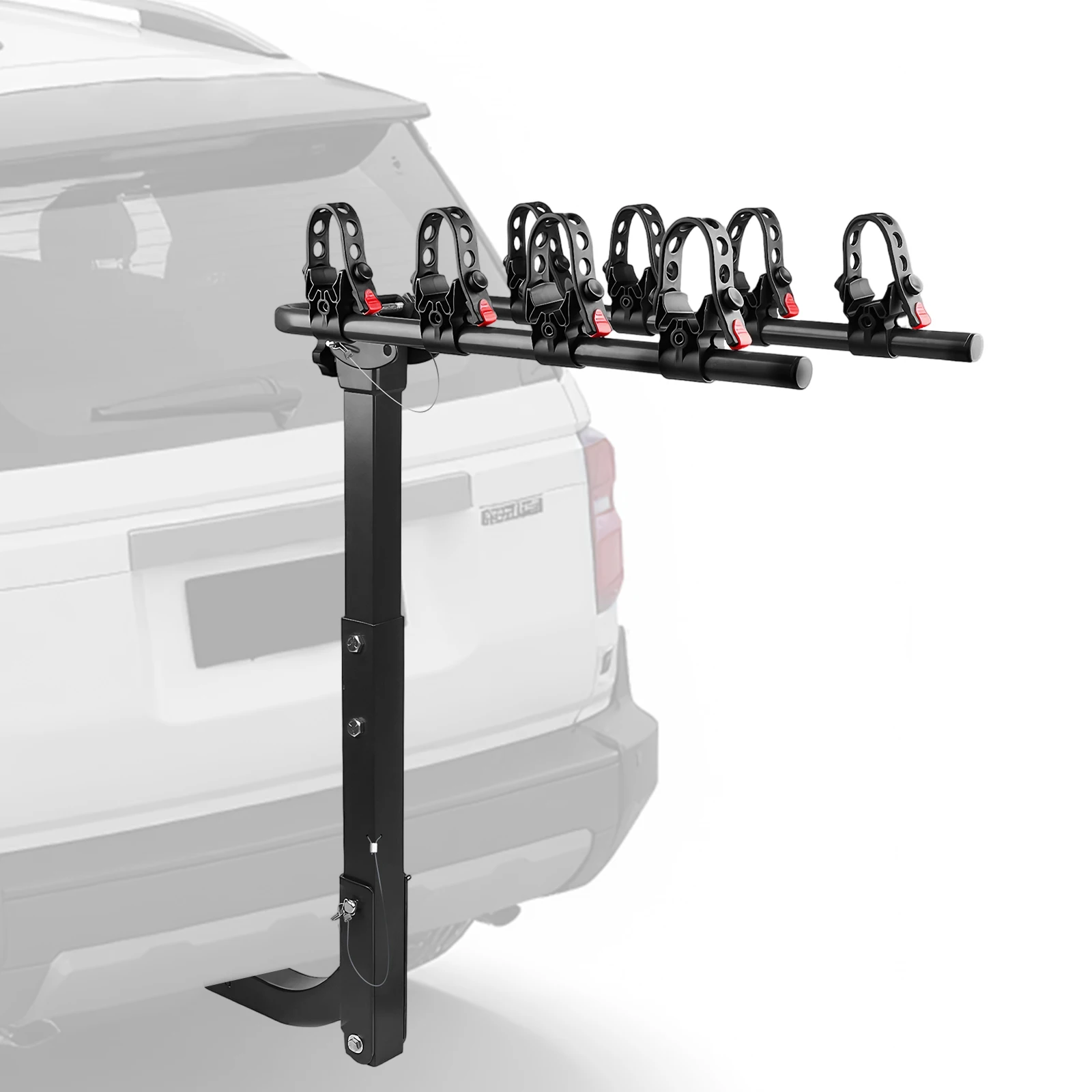 

Hitch Mount Bike Rack Foldable Bike Carrier Rack for Cars Trucks SUVs Minivans