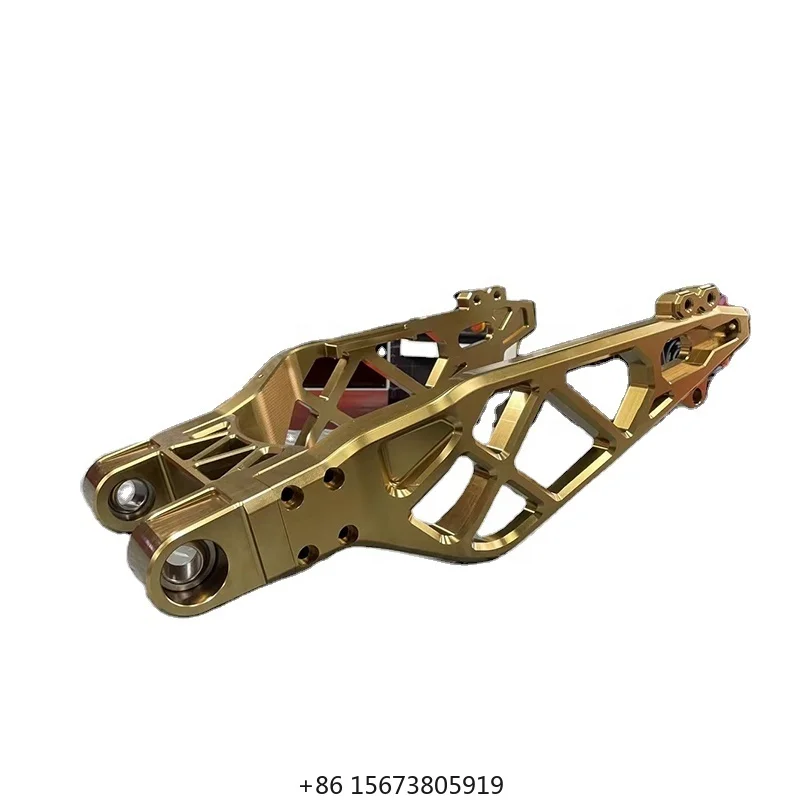Black3 Motorcycle Swingarm Travel Modified Competition Aluminium Alloy High Strength and Lightweight Two-Wheeler Oscillating Arm