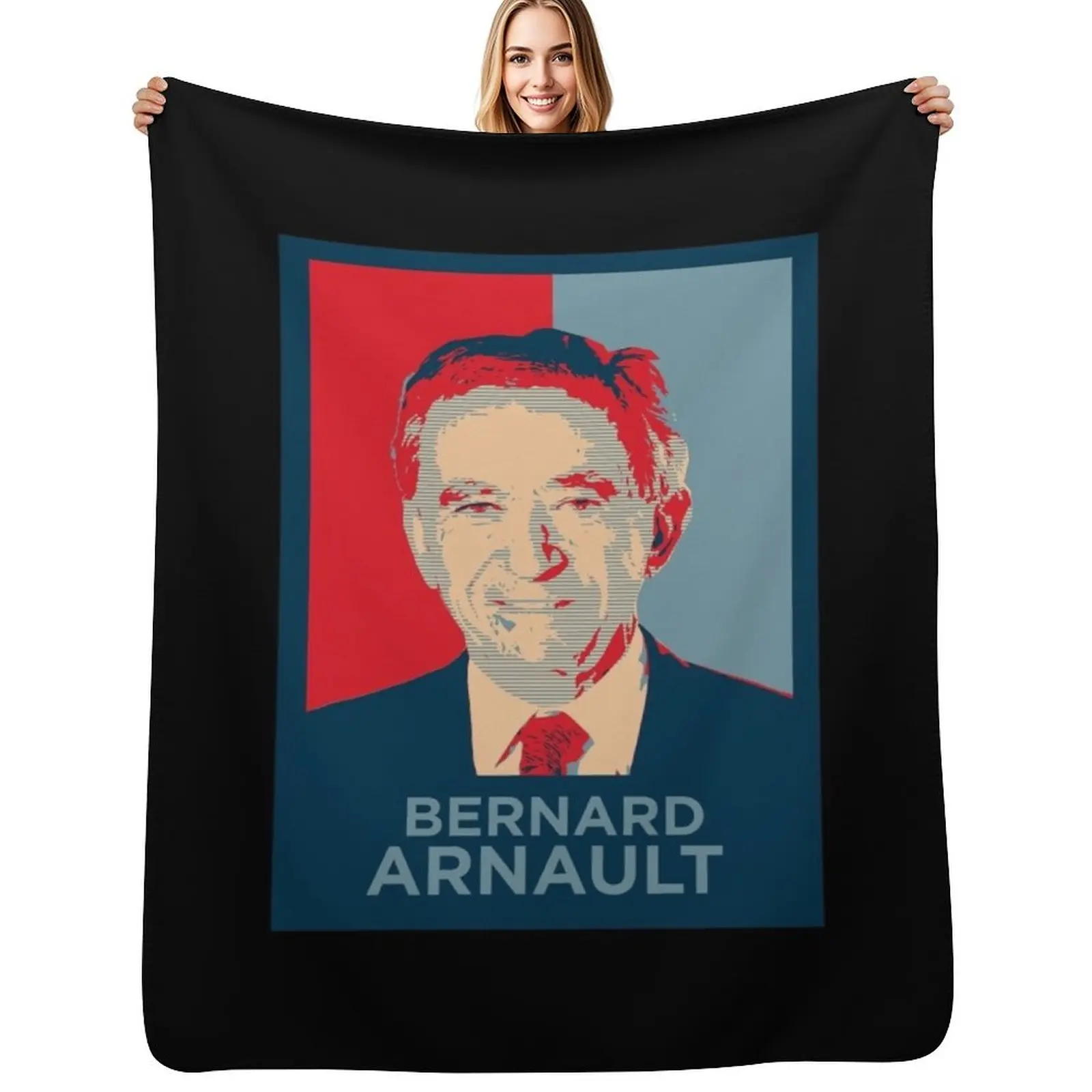

Bernard Arnault Throw Blanket Stylish Decor Blanket Gift for Friends Roommate