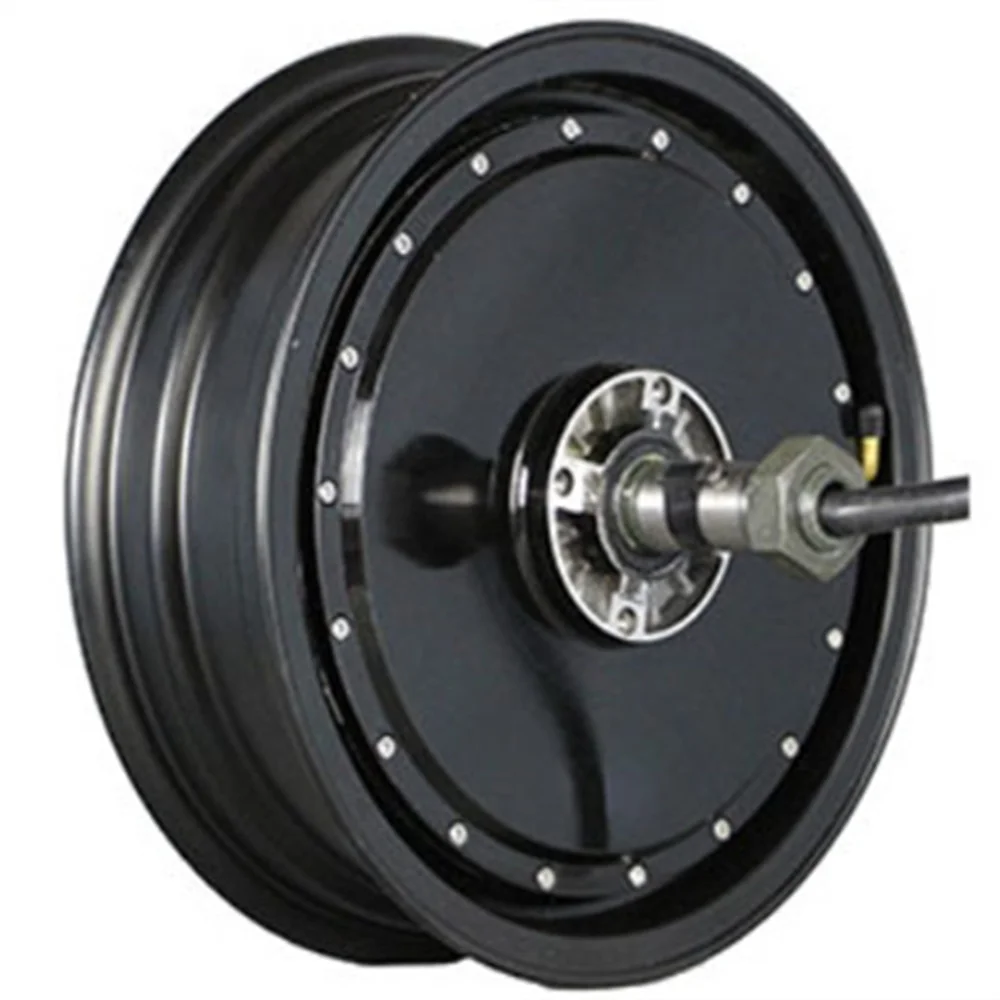 50H V2 Single Shaft 8kw Electric Hub Brushless Dc Motor for Motorcycle With Hall Sensor