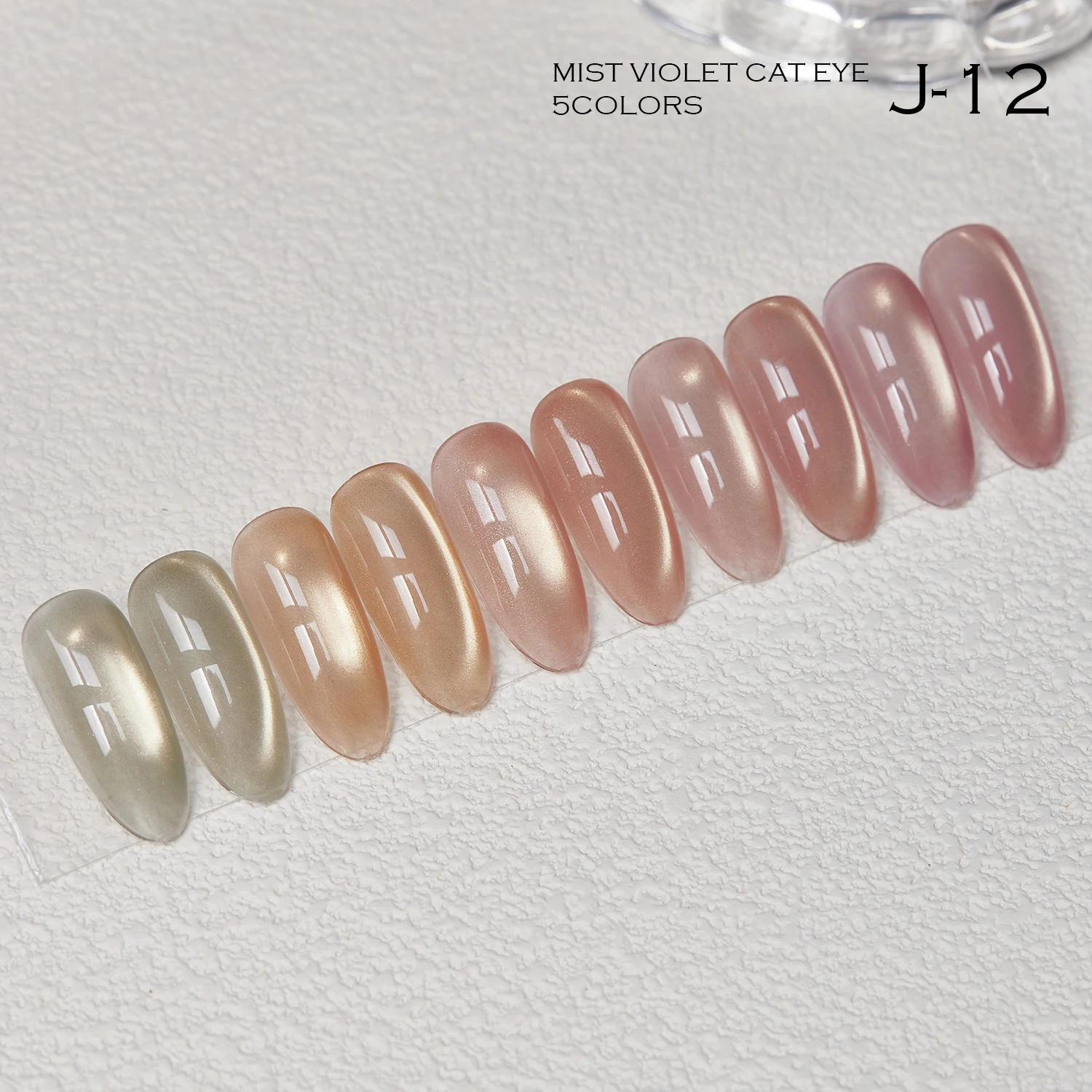 Besteeni OEM 5 ألوان مجموعة السعر المنخفض 15 مللي مزلق عين القط الأشعة فوق البنفسجية جل مجموعة تلميع جودة عالية نقع قبالة النيون المغناطيسي القط العين هلام البولندية