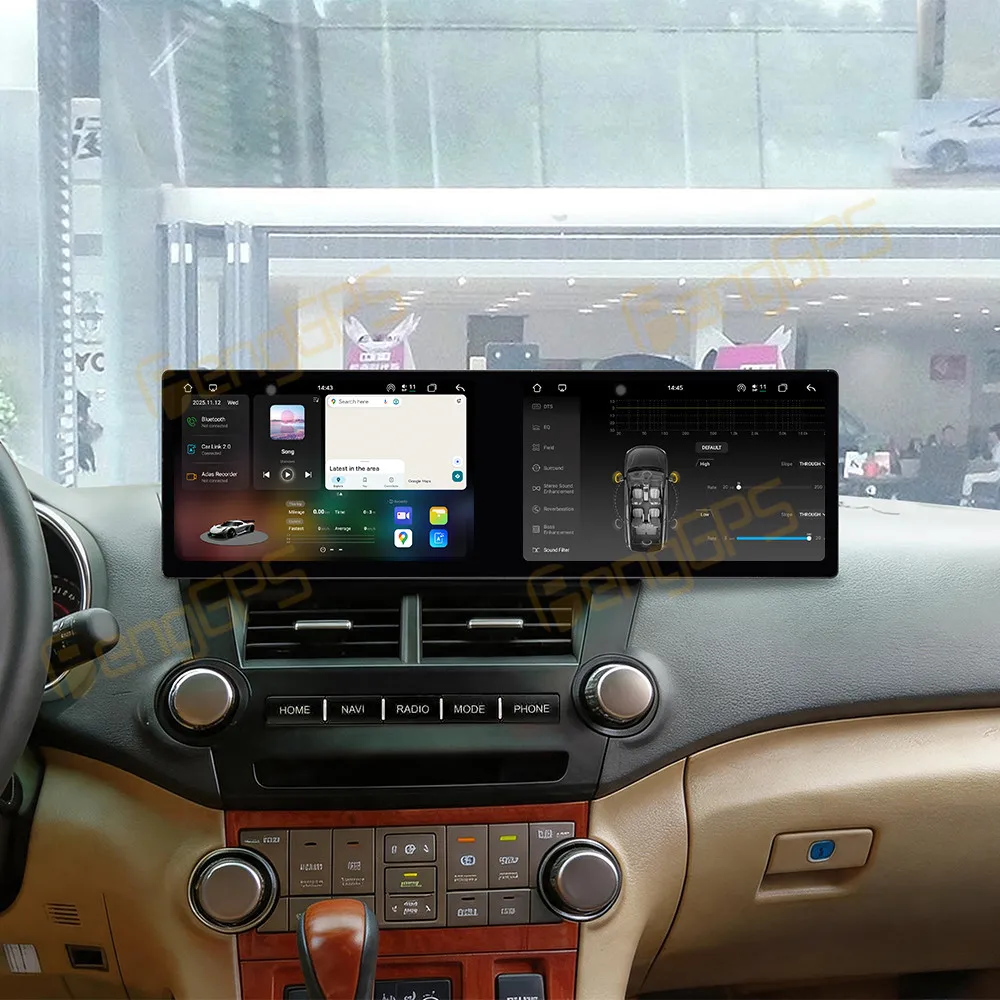 10.1 Inch Screen Car Radio For Toyota Highlander 2009-2014 Android GPS Navigation Multimedia Video Stereo Receiver Head Unit