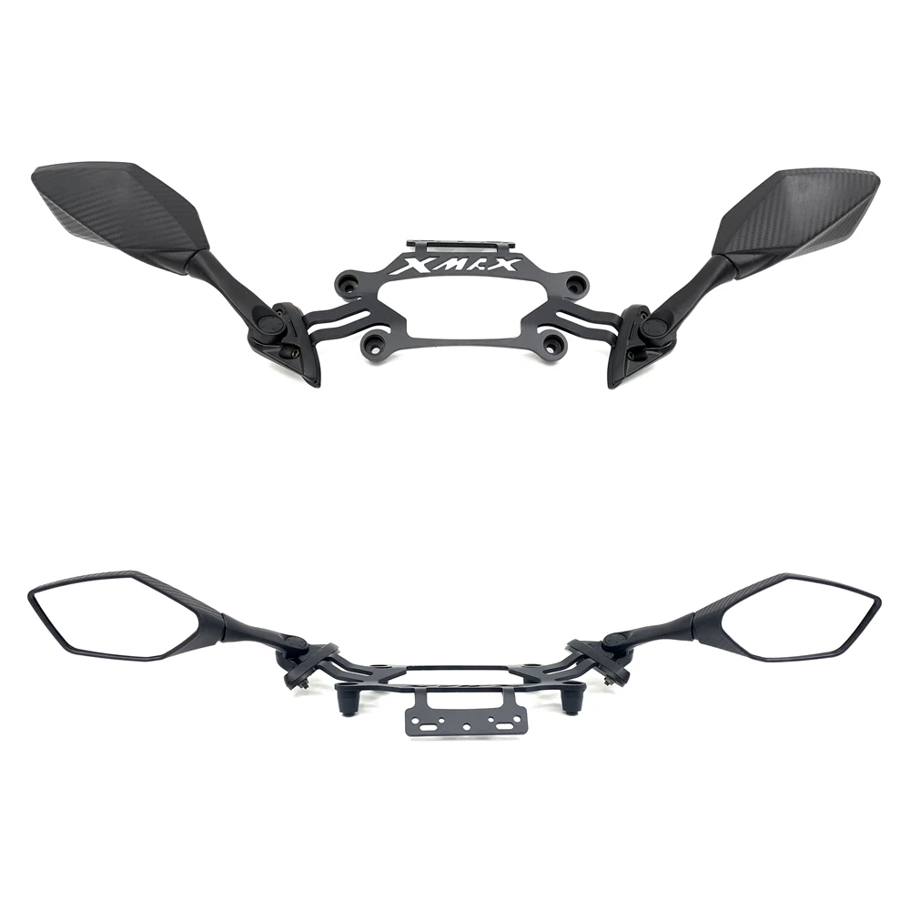 For Yamaha Xmax 300 400 250 Front Fixed Stand GPS Bracket XMAX300 Motorcycle Rear View Mirrors Holder Accessories 2017-2019 2020