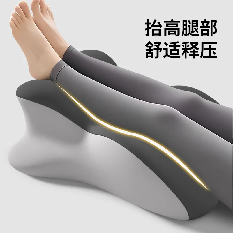 Memory Foam Prone Sleeping Pillow Bed Headrest Pressure Relief Lumbar Neck Support Cushion for Lying Down Phone Use Grey Pad