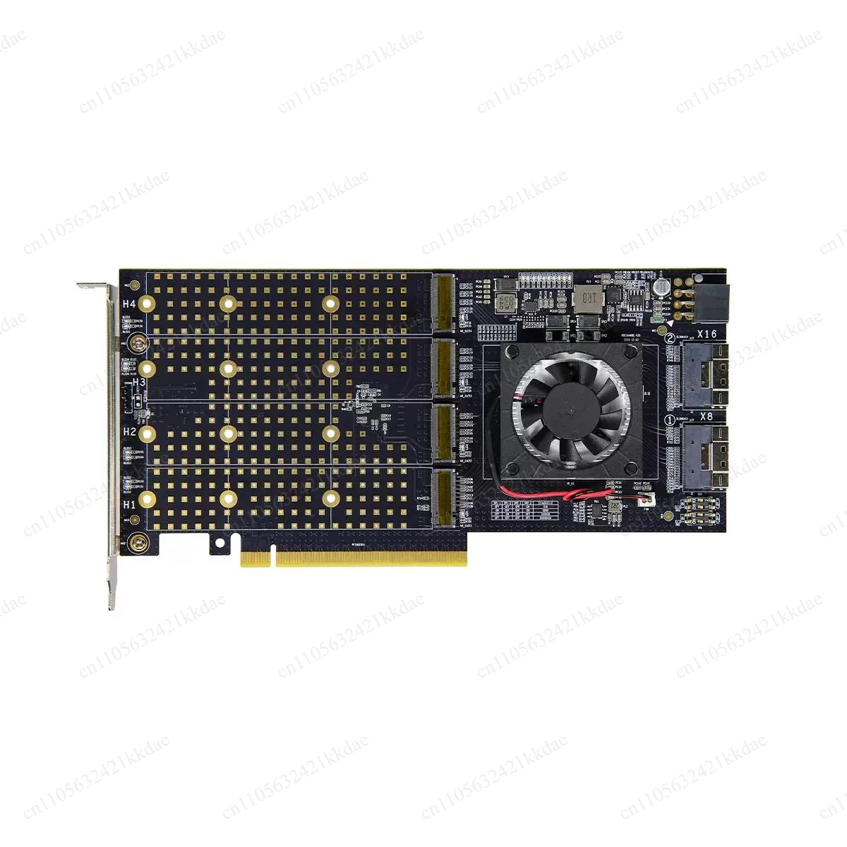 PLX/PEX8749/PCIe 3.0 expansion card/NVMe/Slimsas/four-bay/graphics card/internal output