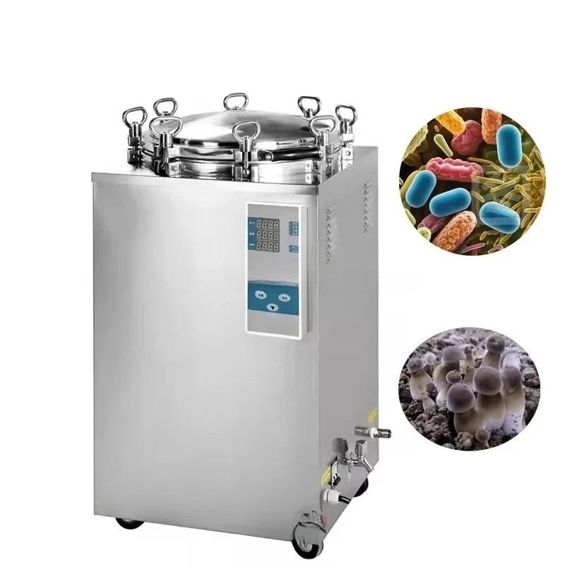 Price for Mushroom Substrate Bag Retort Machine Instock 250l Industrial Steam Sterilizer Vertical Autoclave
