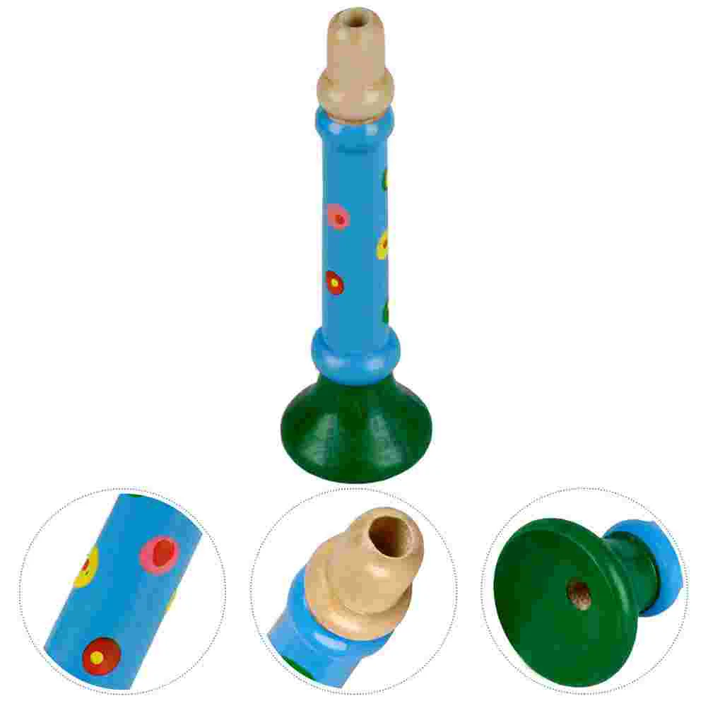 Vocalize Wooden Horn Child Musical Instruments Children’s Toys Puzzle Plaything