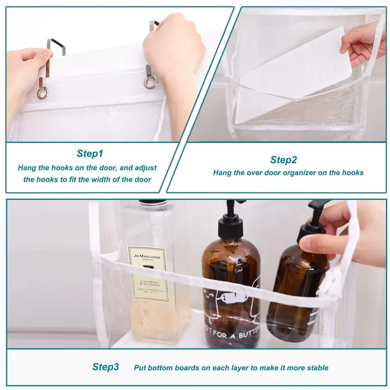 حقيبة التخزين غرفة تخزين المنزل الطبقات 4-Layer تخزين حقيبة للحمل خزانة تخزين الحمام تخزين المطبخ تخزين حقيبة للحمل #2