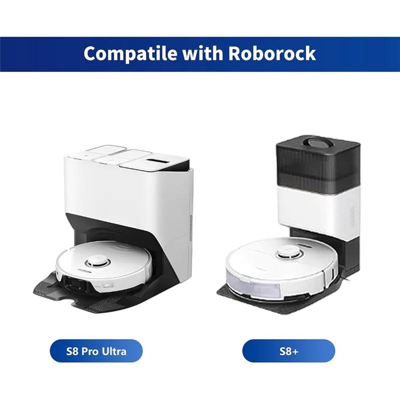 مجموعة ملحقات بيع الصيف لقطع غيار المكانس الكهربائية Roborock S8+/S8 Pro Ultra Robot، فرش دوارة، غبار مكنسة كهربائية