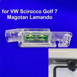 Car Rear View Camera Bracket License Plate Light Housing for VW Golf 7 Magotan Lamando Scirocco CC T-ROC