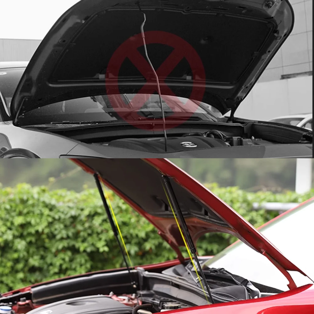 1 مجموعة الدعامات الغاز ل Mazda3 Axela BP 2019-الحاضر غطاء المحرك الأمامي بونيه تعديل رفع دعم المثبط امتصاص الصدمات الدعامة قضبان