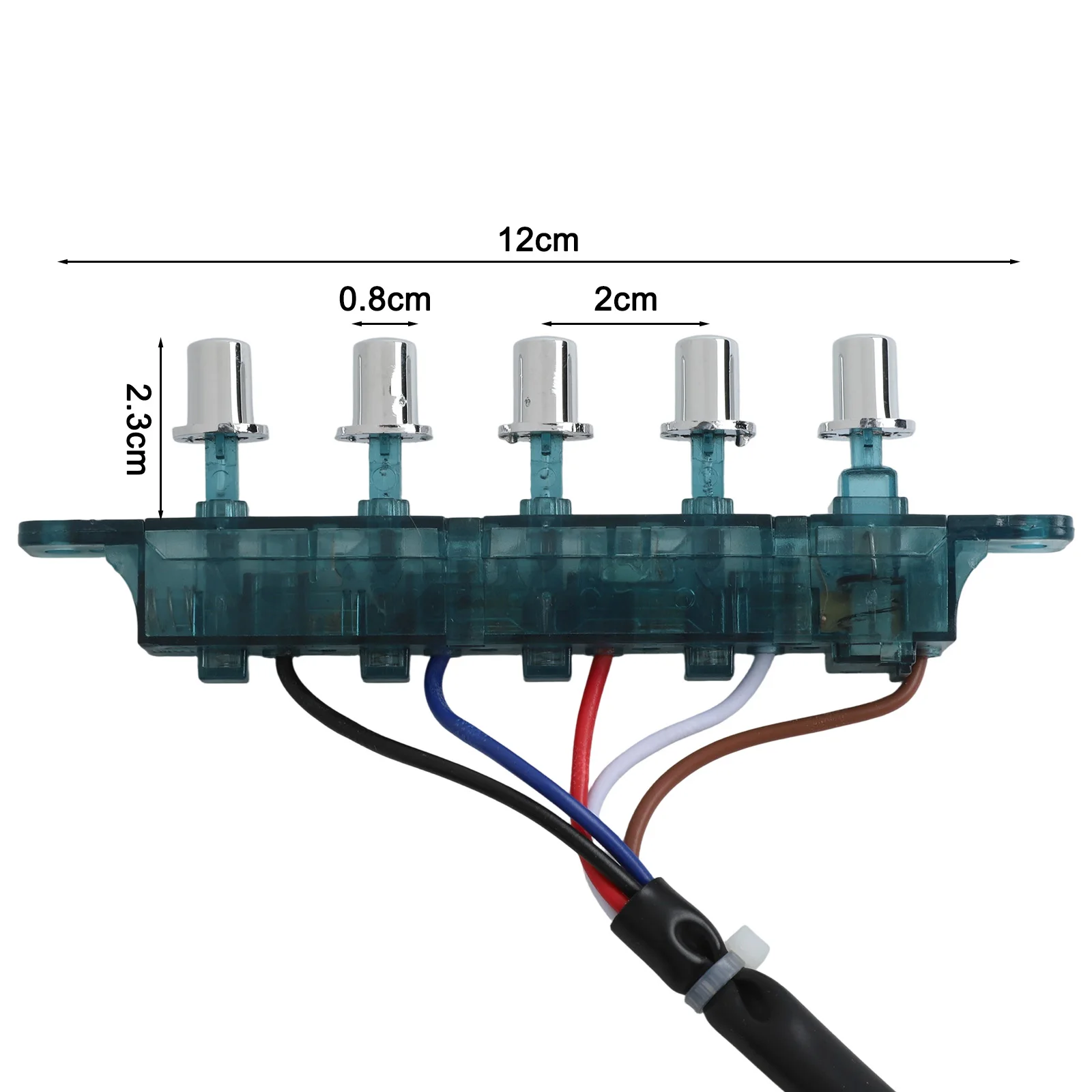 1 X Range Hood Switch Button 5-button Switch Controller Range Hood Replacement Parts Easy Installation