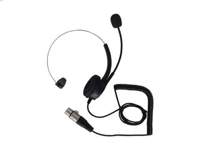 NE-11 Lightweight Single-Ear Headset, Electret Microphone Headset