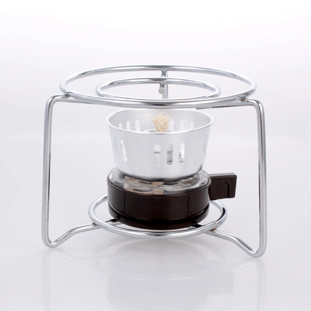

Stainless Steel Round Stove Stand Rack Sturdy Alcohol Stove Stand Multi-Functional Countertop Accessory For