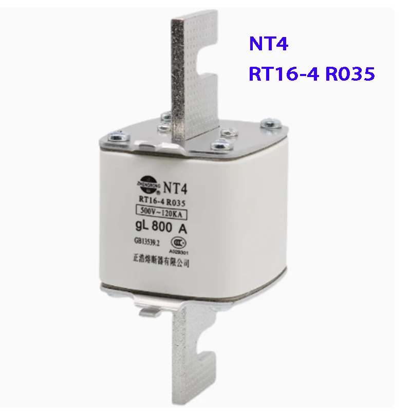 NT4 RT16-4 R035 knife shaped square tube low-voltage ceramic fuse 800A 900A1000A1250A fuse