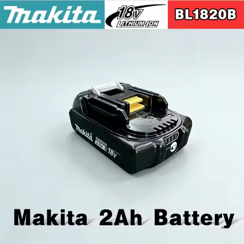 2Ah Original Makita 18V Battery BL1820B Rechargeable Lithium-Ion Battery for Makita 18V Power Tools Replace the battery