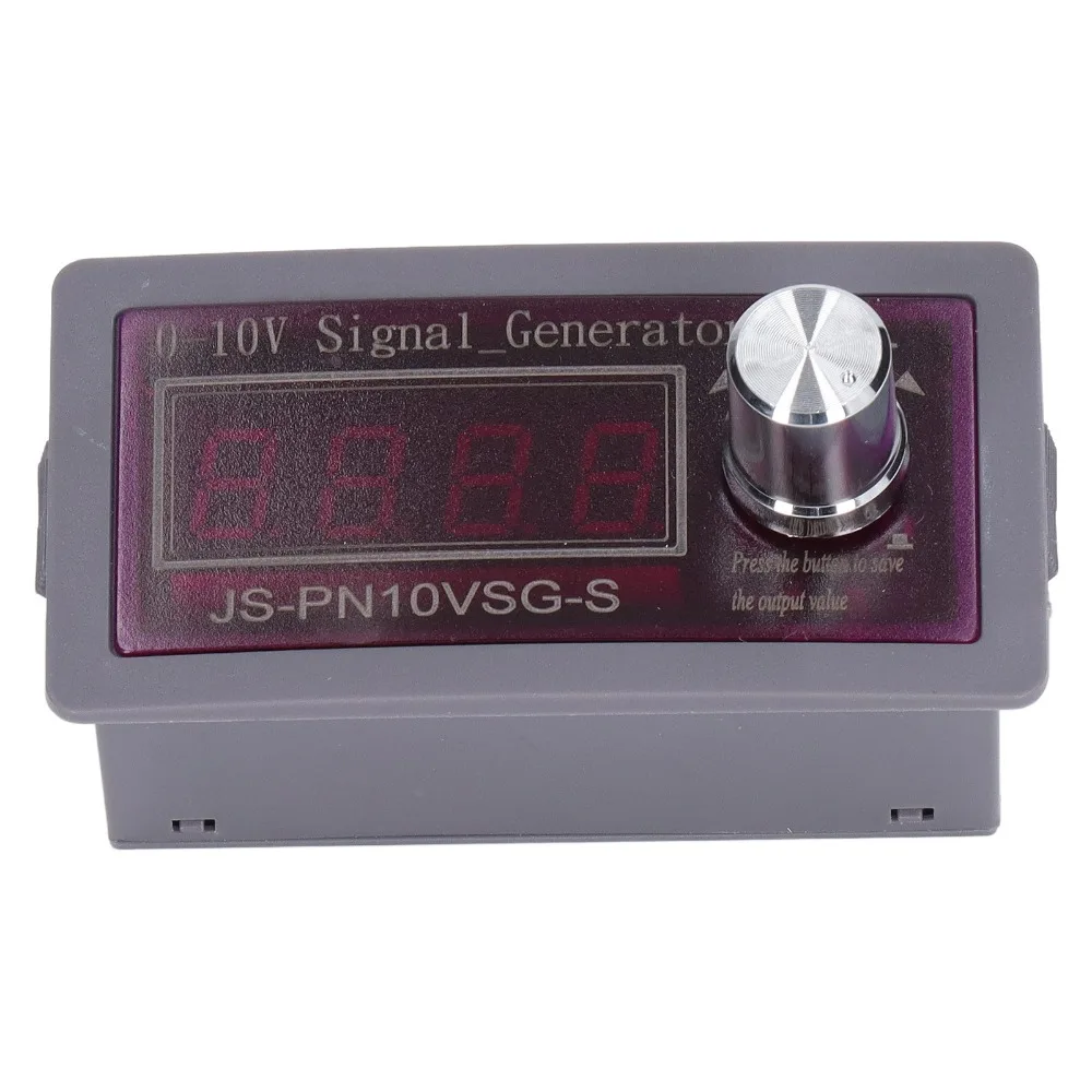 0-10V Voltage Analog Simulator 0.01V Adjustable ABS Housing Frequency Control Meter 4 Digit Display DC 7V-28V Power Supply