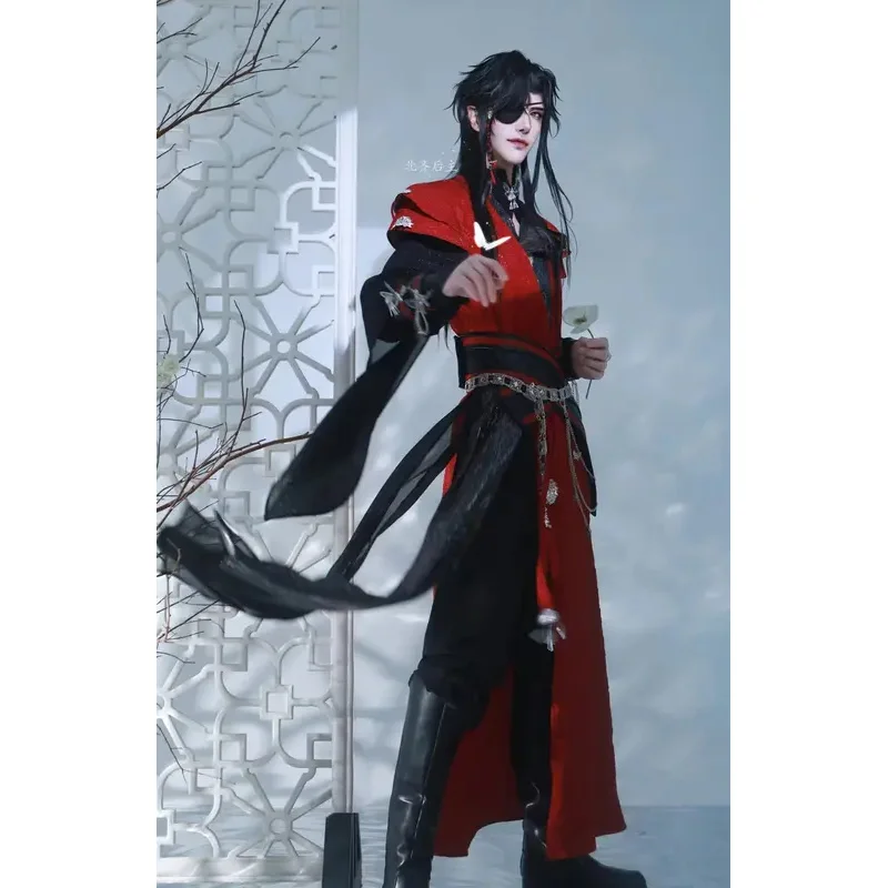 애니메이션 천국 공식의 축복 티안 관 시 푸 화청 코스프레 의상 가발