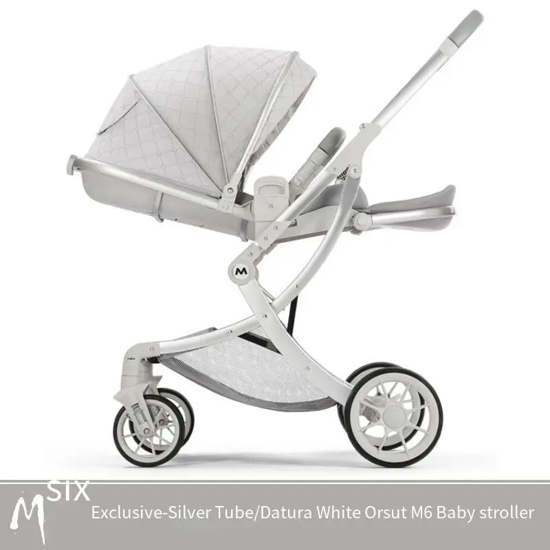 

Sitting or Lying Lightweight Folding Baby Travel Stroller Two-way High Landscape Newborn Four-wheeled Stroller Easy To Carry