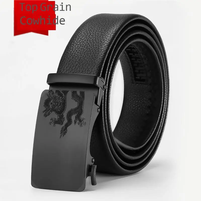 

Belt for men with automatic buckle, high-end business and leisure, new and versatile pants for middle-aged and young people,