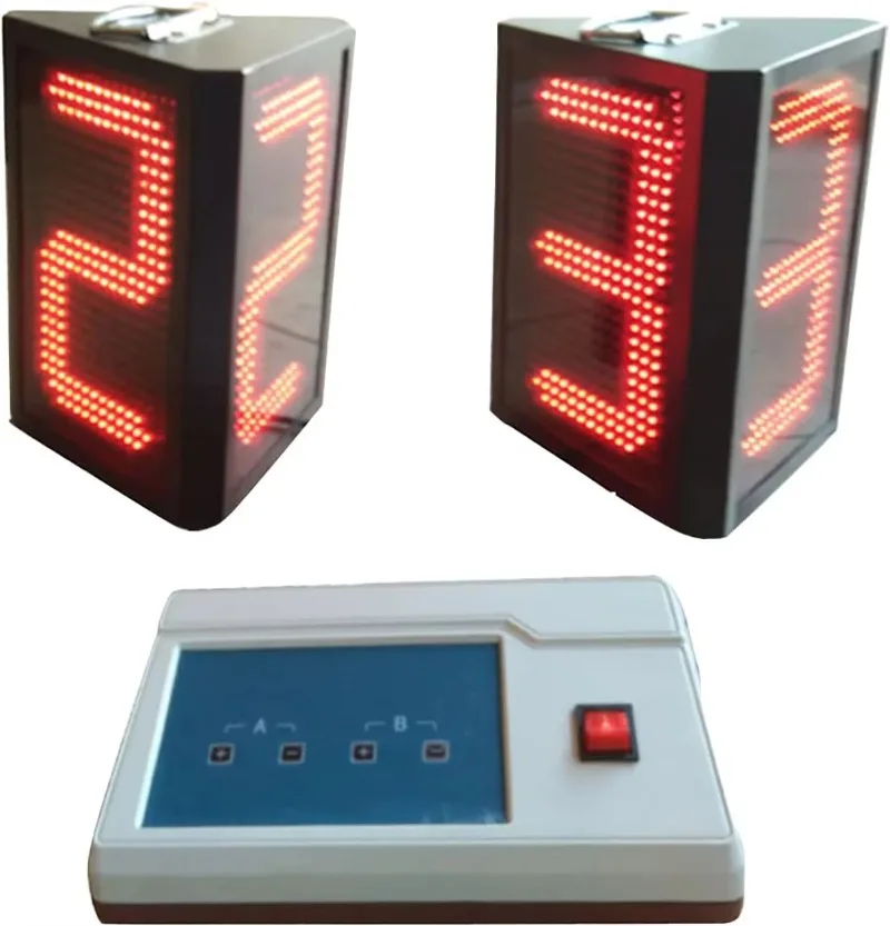 Basketball game electronic scoreboard three-sided indicator team foul display fault board referee table basketball