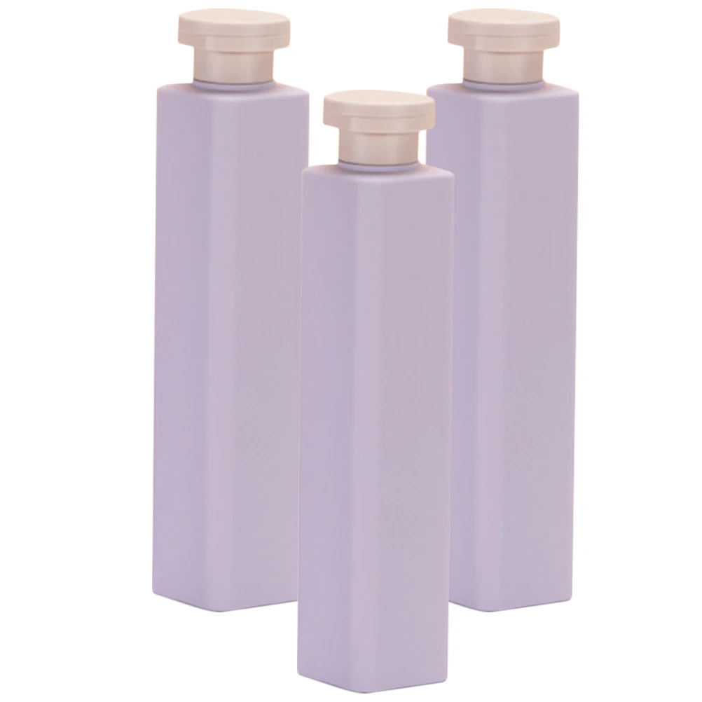 3 pz 250 Ml Bottiglie Da Viaggio Riutilizzabili Per Shampoo Balsamo Dispenser di Sapone Liquido Articoli Da Toilette Contenitore Set Bagno Cucina