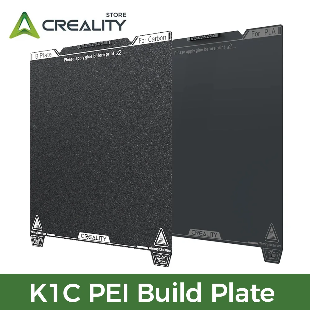 Creality Original K1C Smooth PEI Build Plate (Without Soft Magnetic Sticker) 235x235mm Excellent Adhesion 3D Printer Accessories