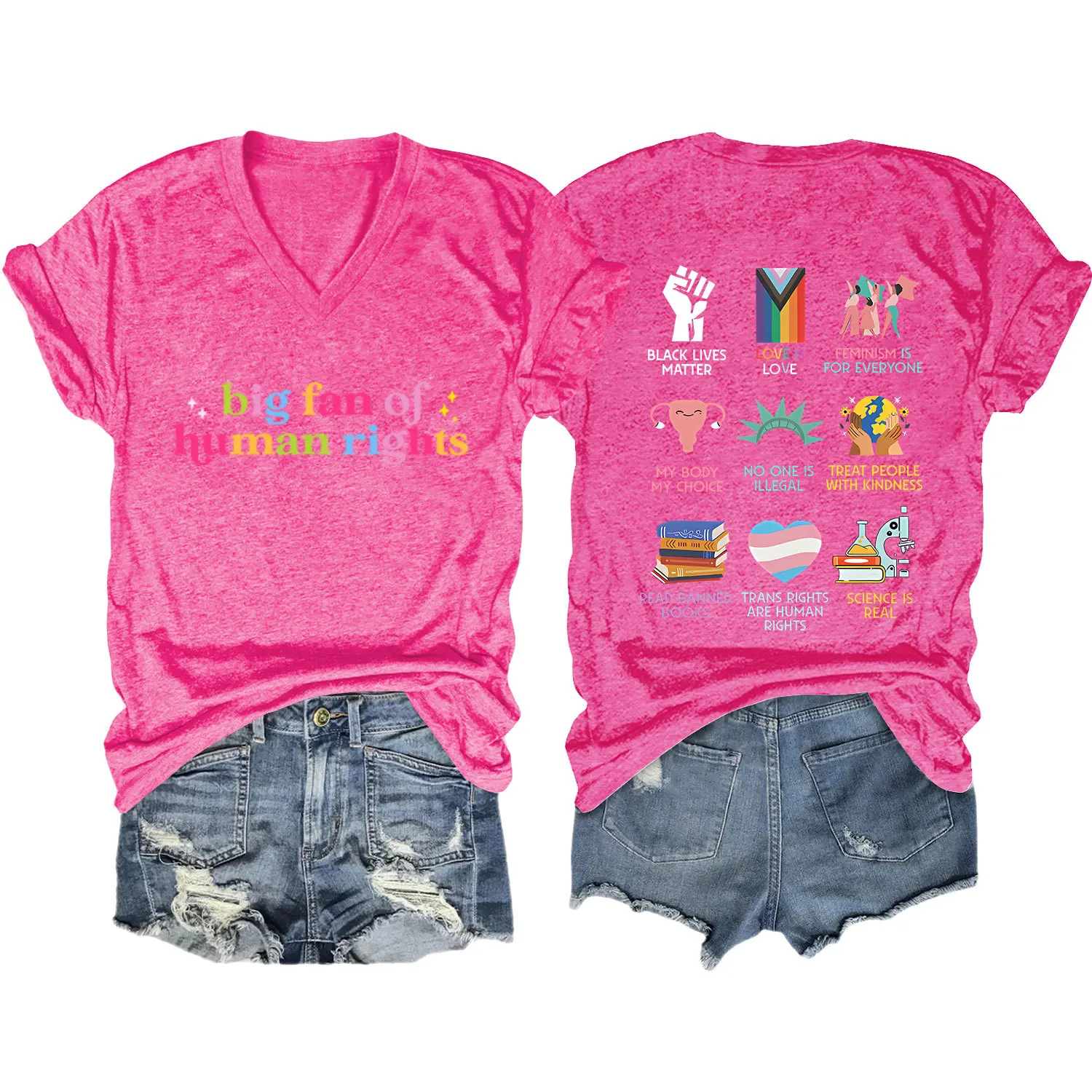 

Summer new style cover-up slim-fit design top for women with V-neck and loose short sleeves trendy