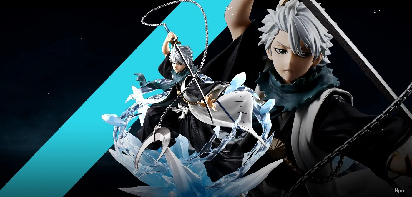 Original Bandai FiguartsZERO BLEACH Hitsugaya Toushirou Anime Character Model Toy Gift Collection Ornaments